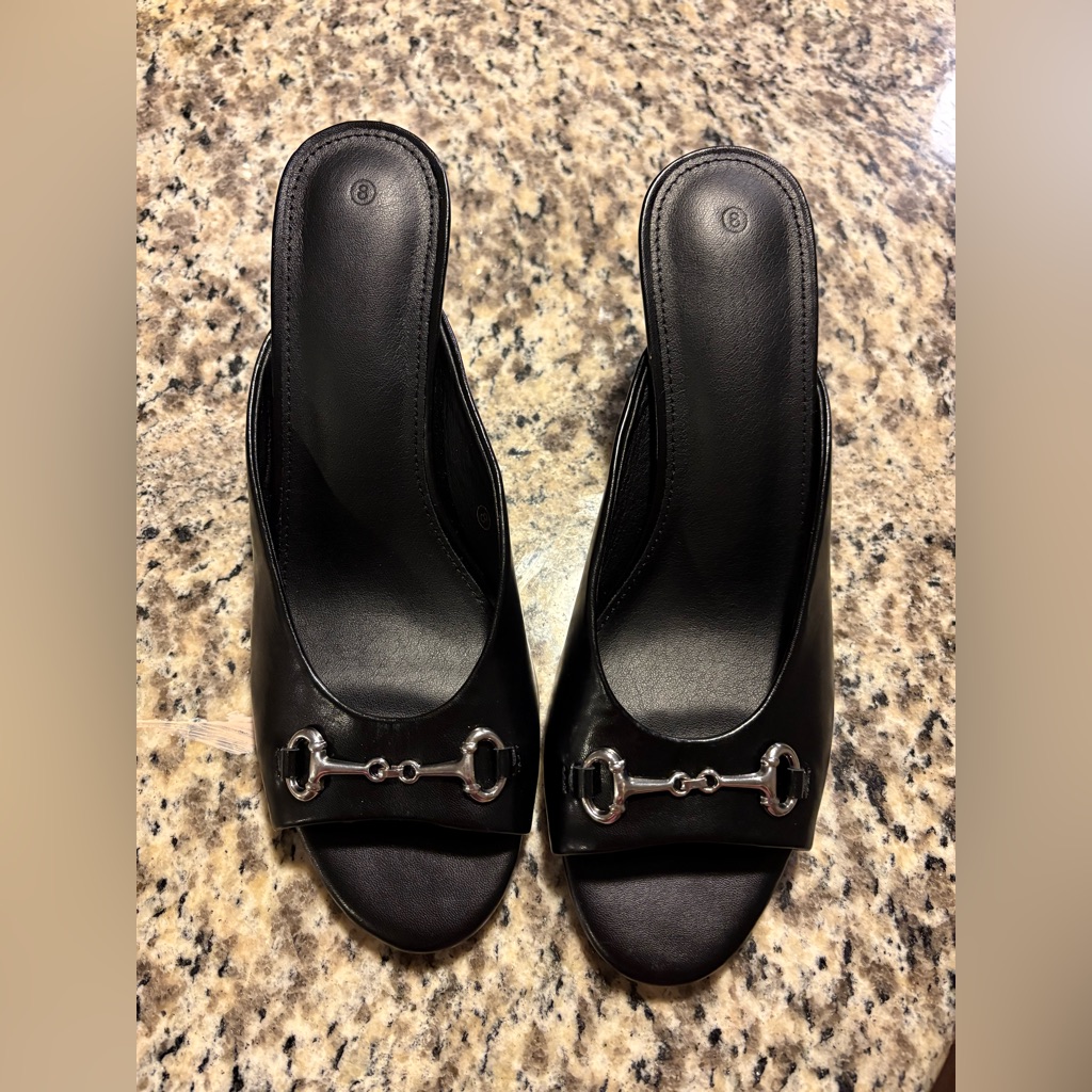 Elegant Black Women's Mules